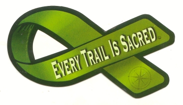 Every trail is Sacred sticker 4.5