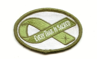 Every trail is Sacred sew on patch